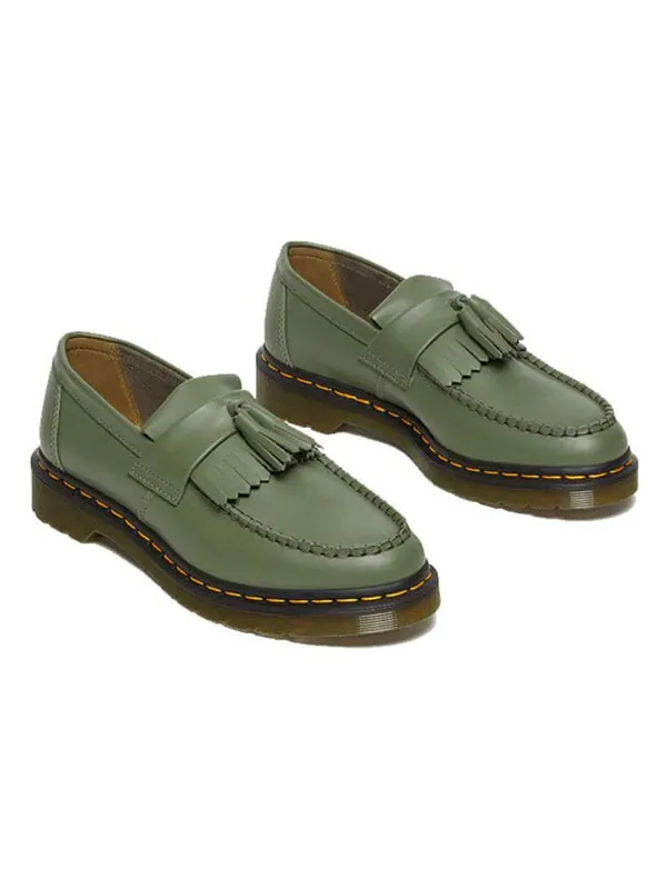 Лоферы Dr. Martens Adrian YS, кожаные — изображение 2 из 4, хаки зеленый