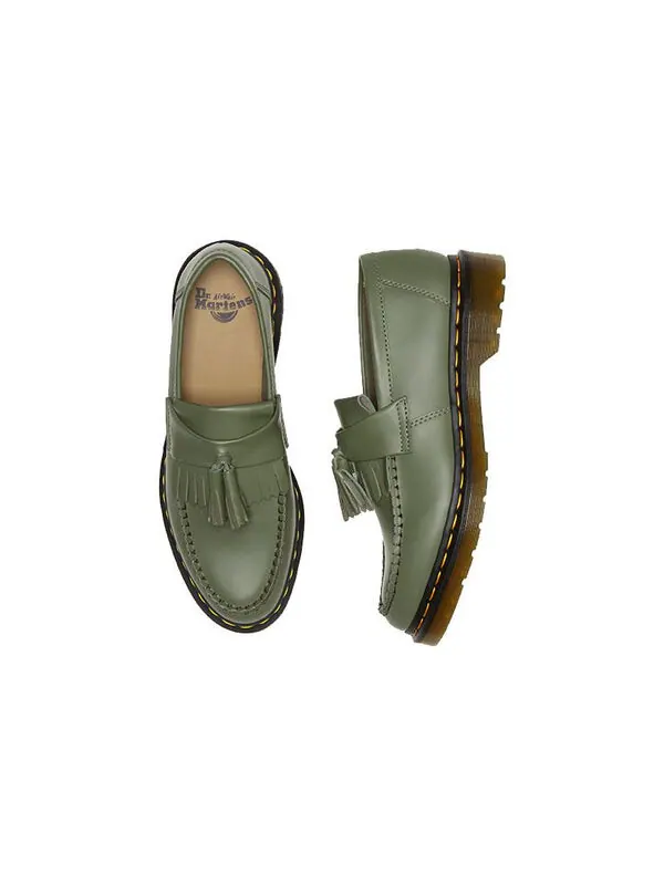 Лоферы Dr. Martens Adrian YS, кожаные — изображение 3 из 4, хаки зеленый