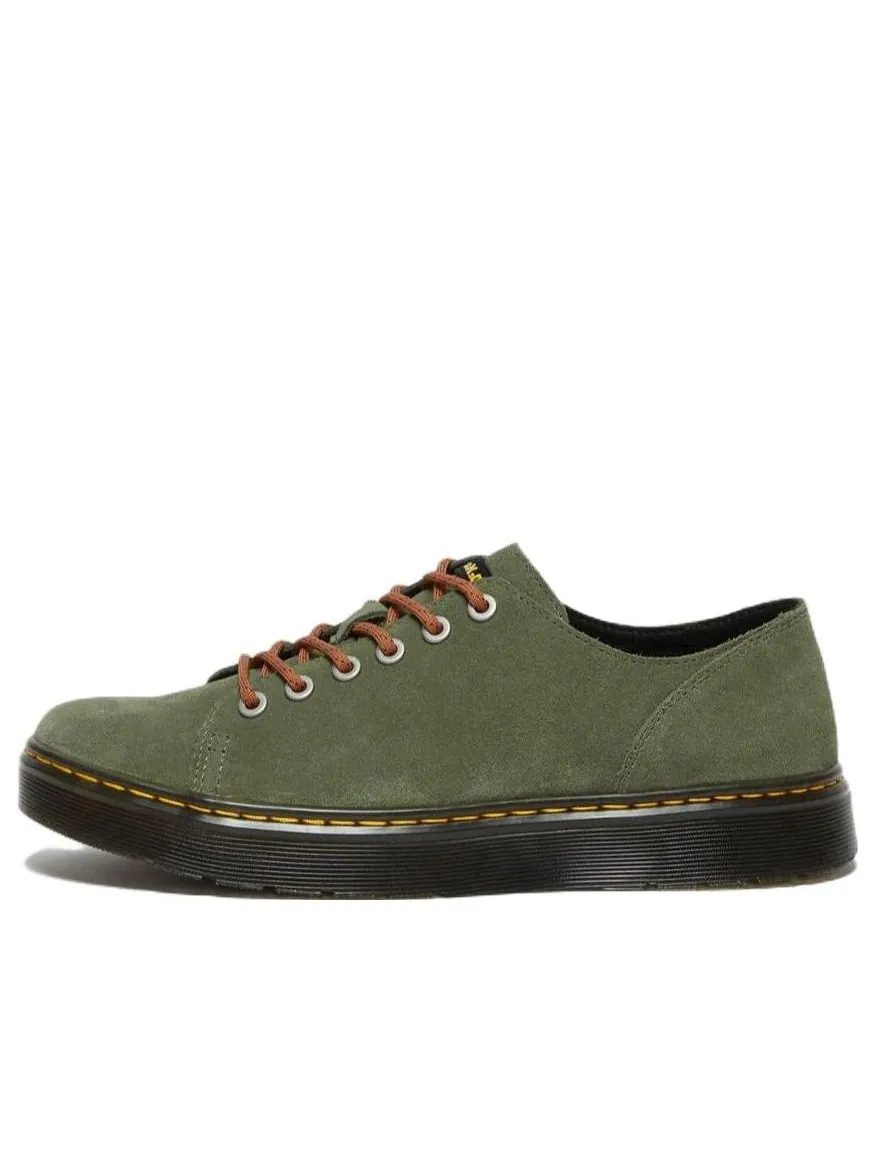 Кроссовки Dr. Martens Dante Suede Leather Shoes Хаки-зелёный — изображение 1 из 5, зеленый