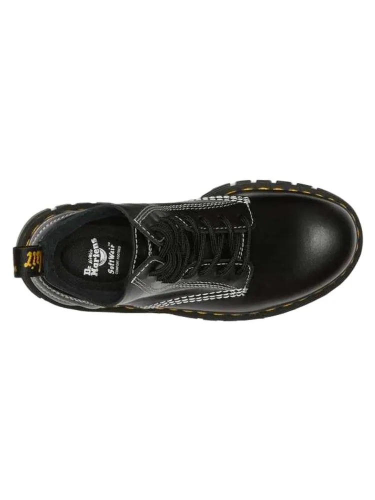 Ботинки Dr. Martens Audrick кожаные на платформе с контрастной строчкой — изображение 4 из 6, черный