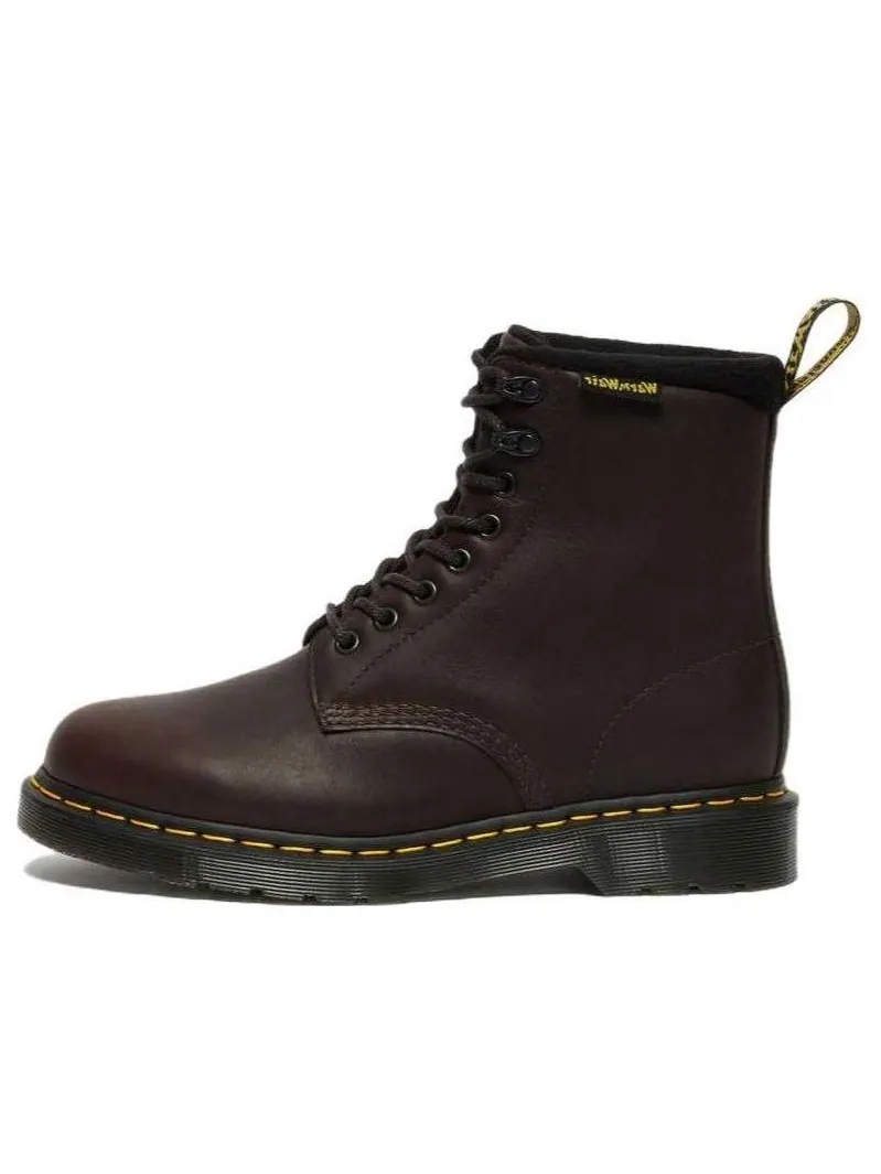 Ботинки Dr. Martens 1460 Pascal Warmwair кожаные — изображение 1 из 6, темно-коричневый