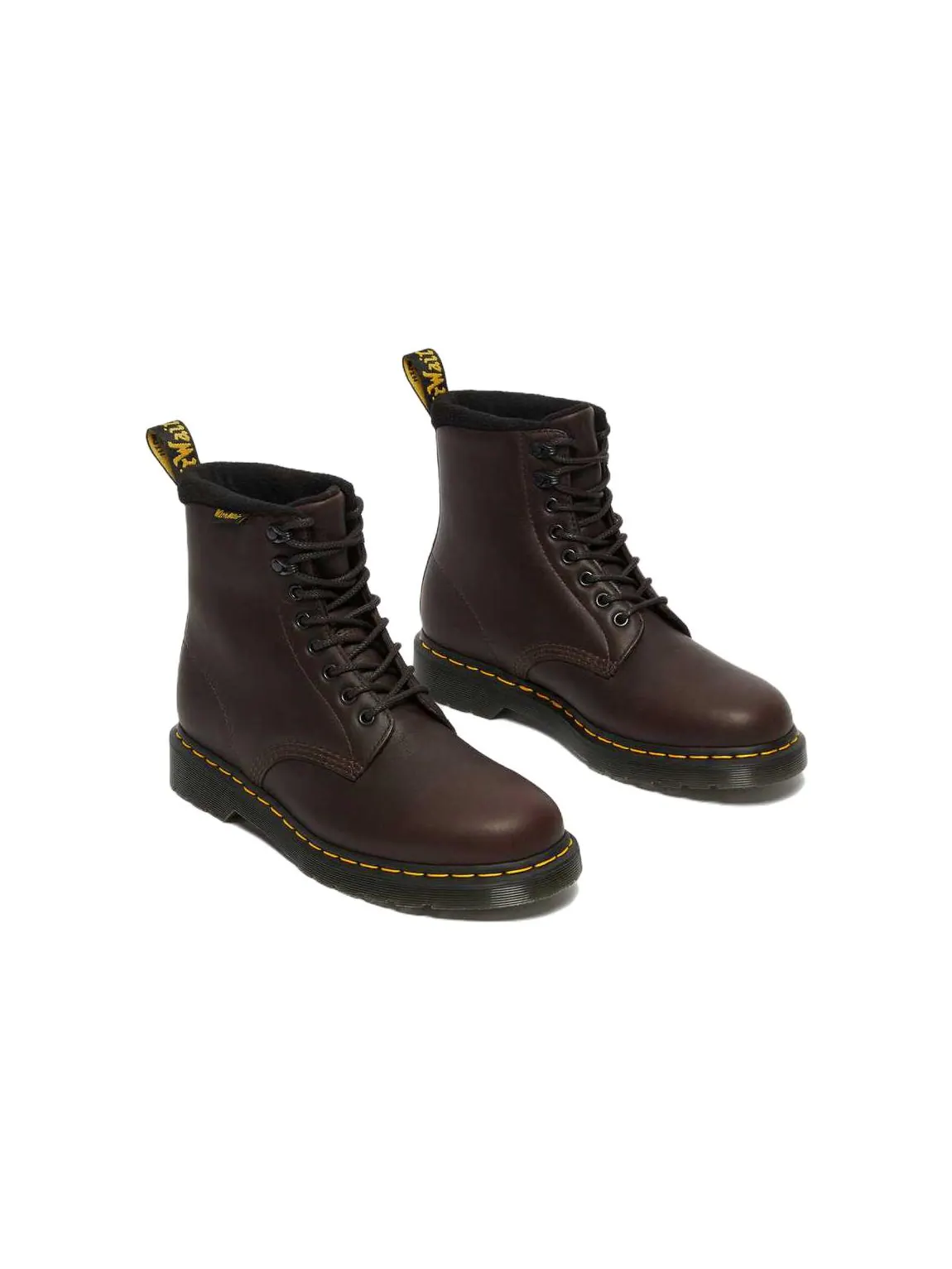 Ботинки Dr. Martens 1460 Pascal Warmwair кожаные — изображение 3 из 6, темно-коричневый