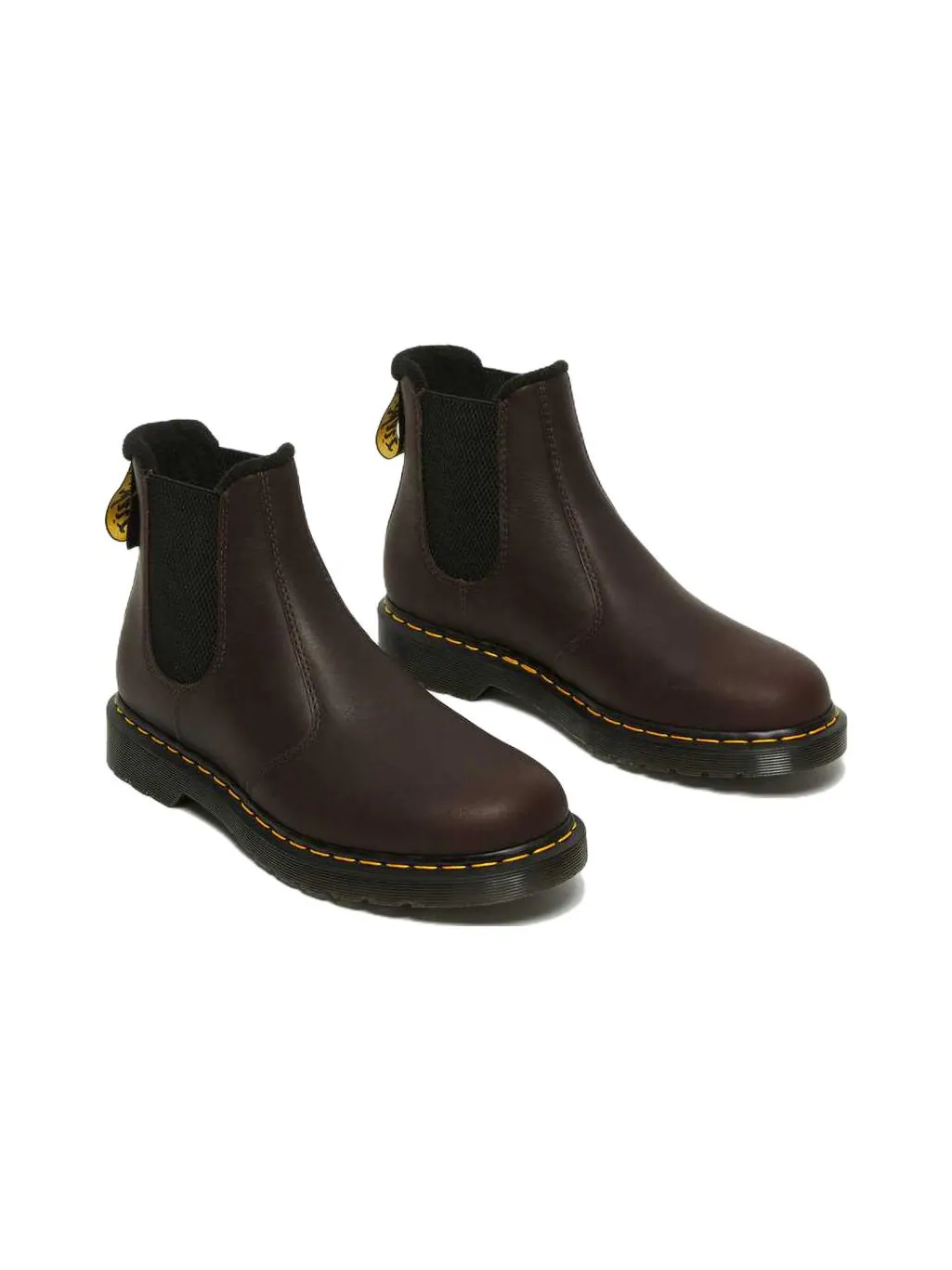 Ботинки челси Dr. Martens 2976 Warmwair кожаные — изображение 3 из 6, коричневый