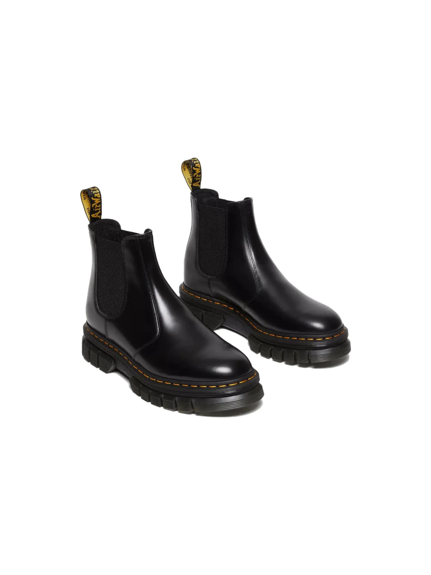 Ботинки мужские челси Dr. Martens Rikard, гладкая кожа, толстая подошва — изображение 4 из 6, черный