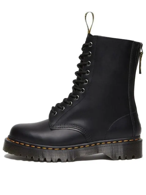 Ботинки Dr. Martens 1490 hi bex zip leather boots, кожаные — изображение 1 из 4, черный