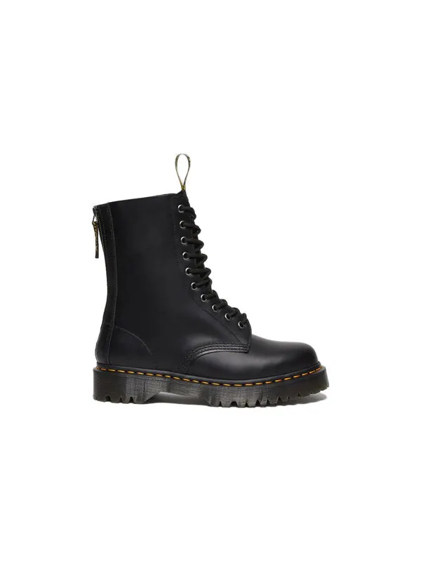 Ботинки Dr. Martens 1490 hi bex zip leather boots, кожаные — изображение 2 из 4, черный