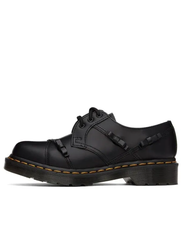 Кроссовки Dr. Martens 1461 bow smooth leather oxford shoes, гладкая кожа — изображение 1 из 4, черный