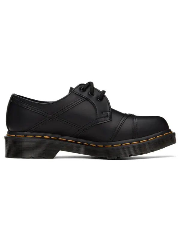 Кроссовки Dr. Martens 1461 bow smooth leather oxford shoes, гладкая кожа — изображение 2 из 4, черный