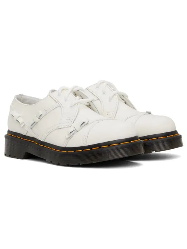 Кроссовки Dr. Martens 1461 Bow Smooth Leather Oxford Shoes — изображение 3 из 4, белый