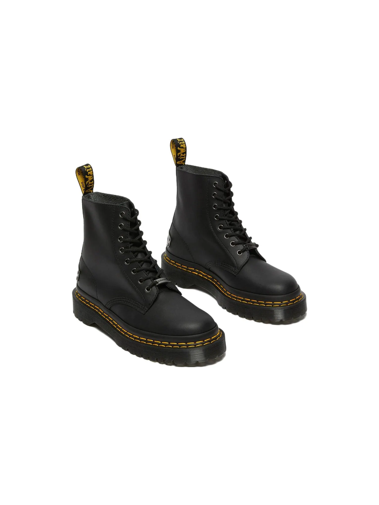 Ботинки мужские Dr. Martens 1460 Bex кожаные, двойная строчка — изображение 3 из 6, черный
