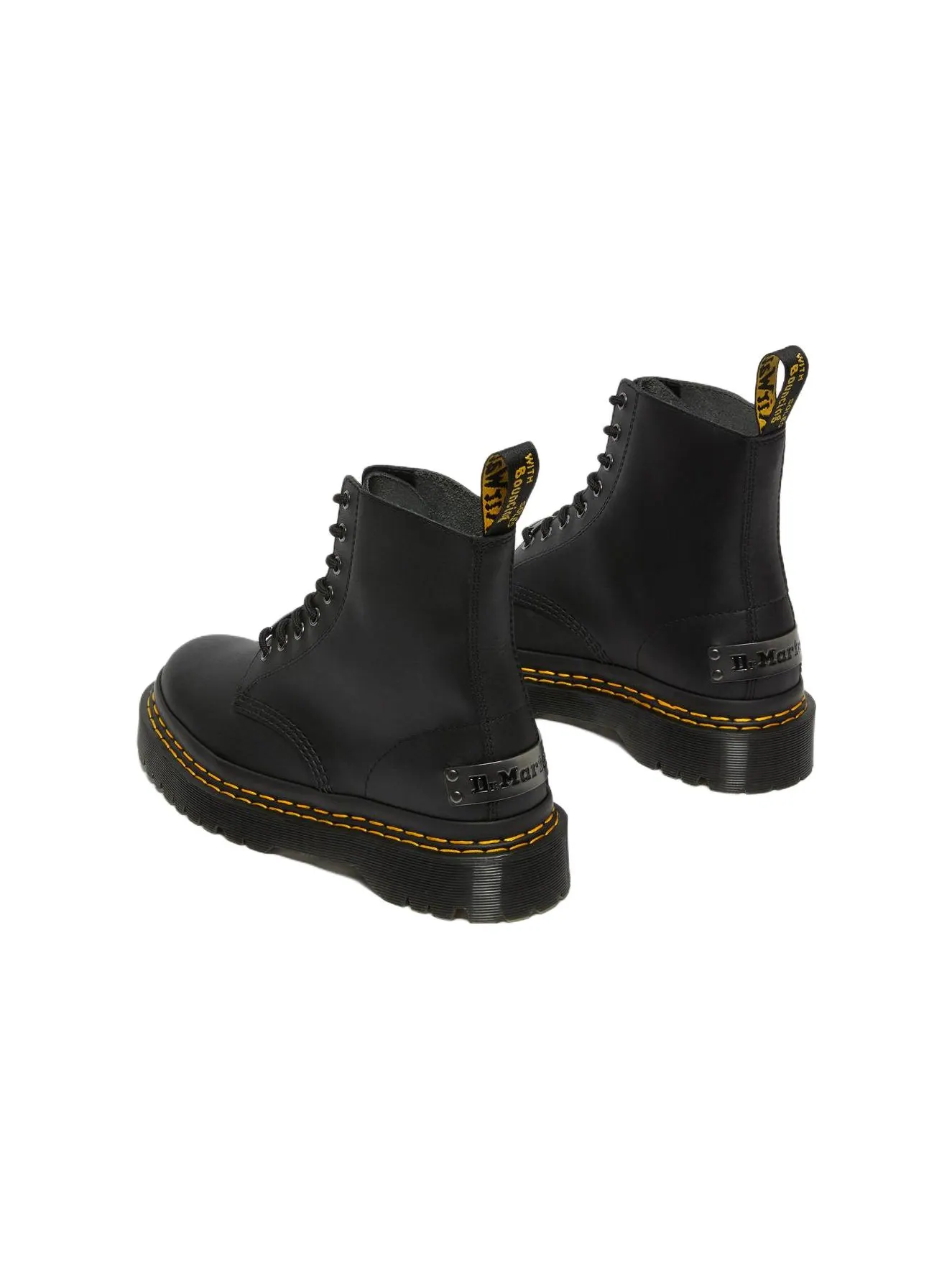 Ботинки мужские Dr. Martens 1460 Bex кожаные, двойная строчка — изображение 5 из 6, черный