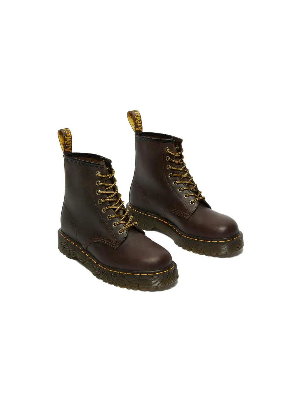 Ботинки Dr. Martens 1460 Bex Crazy Horse кожаные — изображение 3 из 5, коричневый