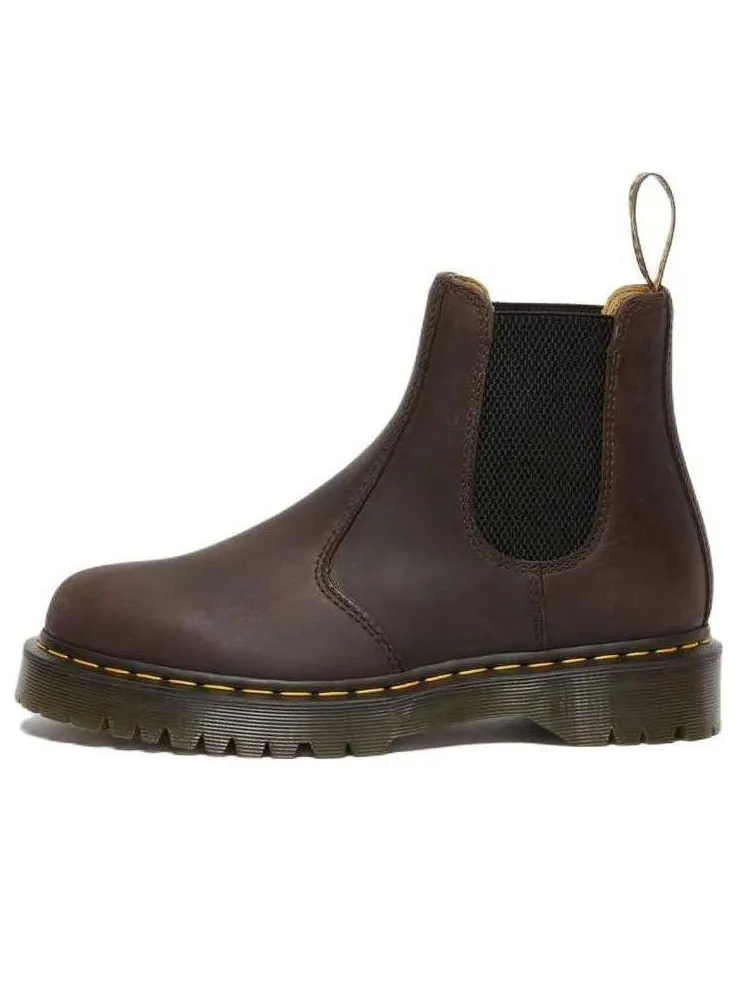 Ботинки челси Dr. Martens 2976 Bex Crazy Horse, контрастная строчка — изображение 1 из 4, коричневый