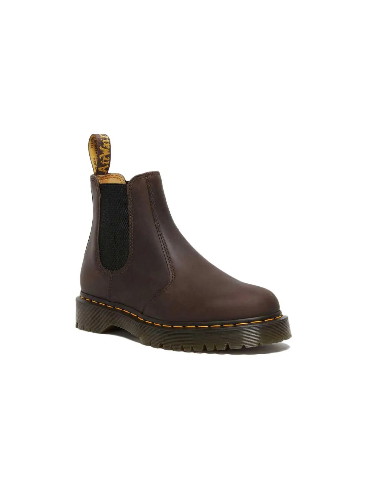 Ботинки челси Dr. Martens 2976 Bex Crazy Horse, контрастная строчка — изображение 2 из 4, коричневый