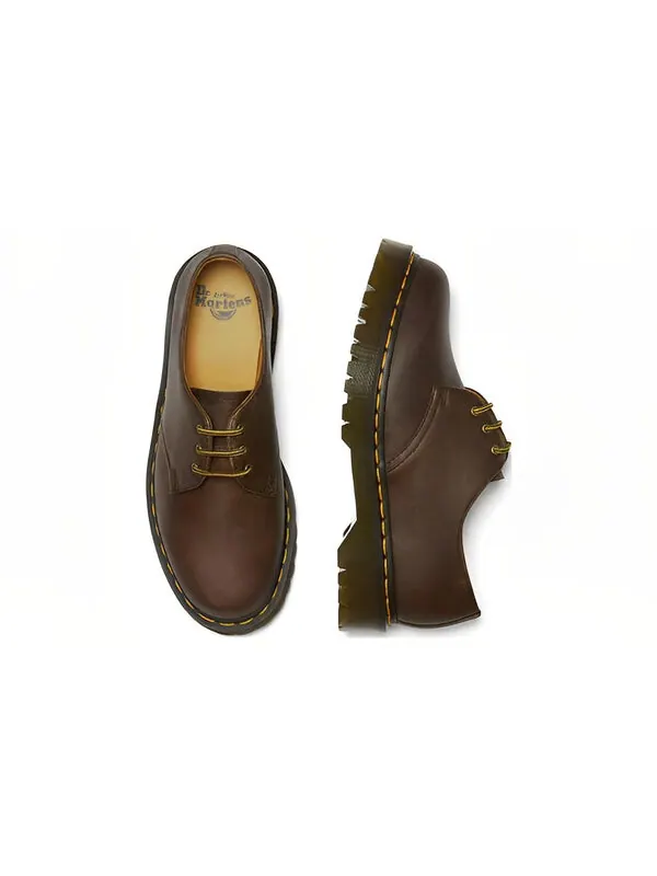 Кроссовки Dr. Martens 1461 Bex 3-Eye, кожаные — изображение 3 из 3, коричневый