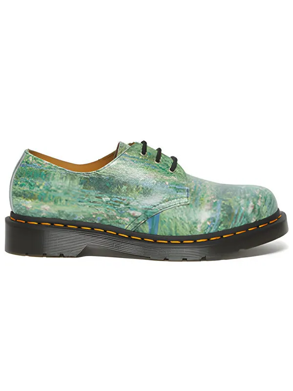 Туфли Dr. Martens 1461 Lily Pond Shoes 'Green' — изображение 2 из 4, зеленый