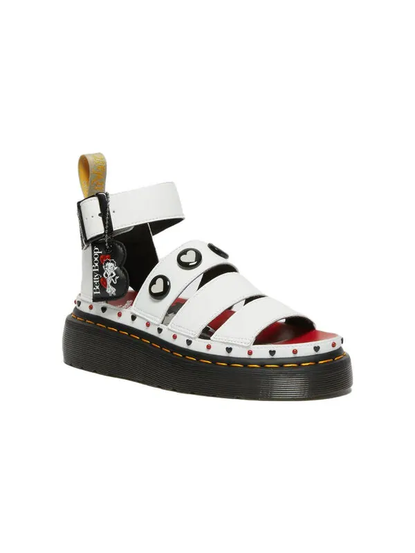 Сандалии Dr. Martens Vegan Clarissa 2 Quad Betty Boop — изображение 4 из 4, белый