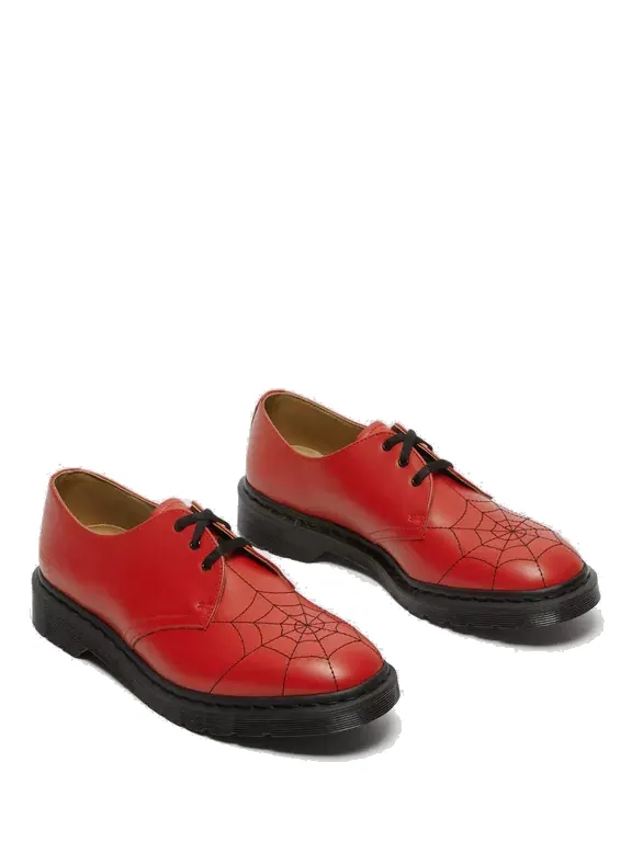 Ботинки Dr. Martens 1461 Spiderweb — изображение 2 из 5, красный