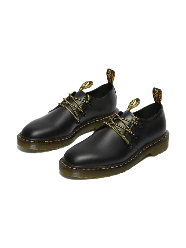 Кроссовки Dr. Martens 1461 x Engineered Garments 'Black Smooth', низкий вырез — изображение 3 из 4, черный