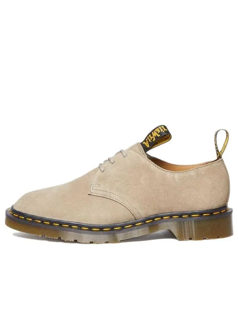 Кроссовки Dr. Martens x Engineered Garments 1461 'Milkshake Suede', низкие, кремовые — изображение 1 из 7, бежевый