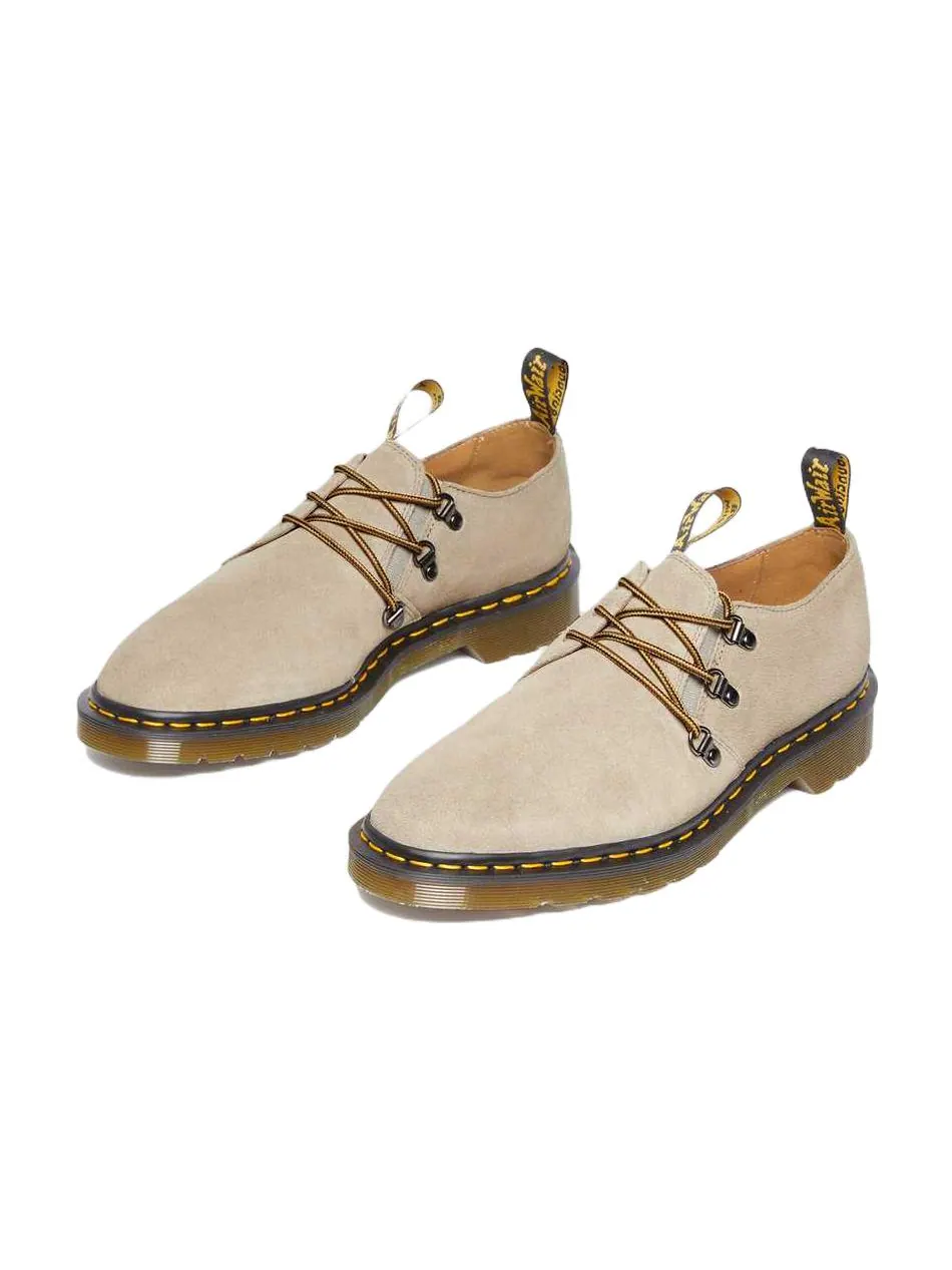 Кроссовки Dr. Martens x Engineered Garments 1461 'Milkshake Suede', низкие, кремовые — изображение 4 из 7, бежевый