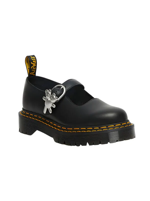 Тапочки Dr. Martens addina ds bex x heaven mj, кожаные — изображение 2 из 4, черный