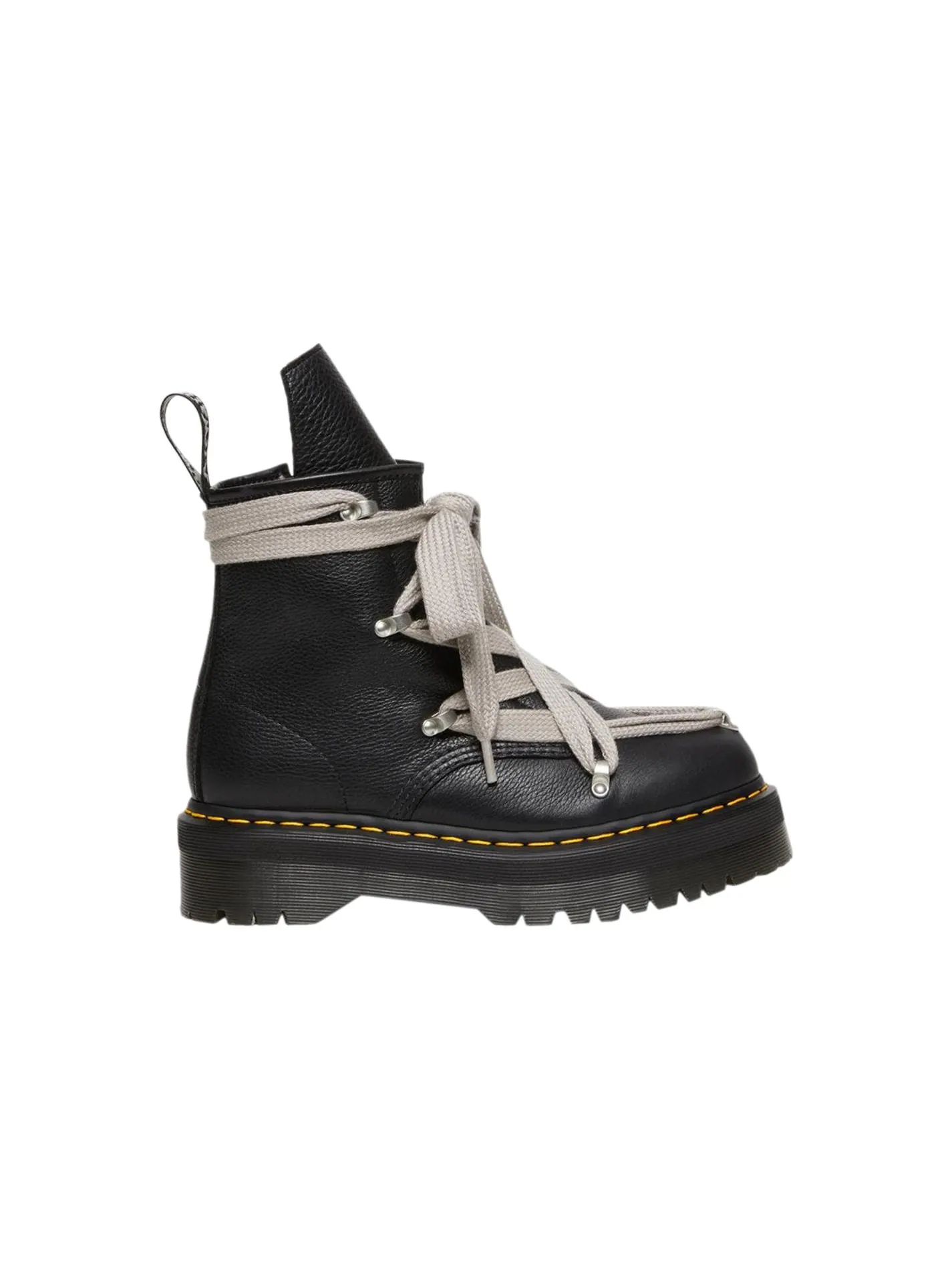 Ботинки Dr. Martens 1460 x Rick Owens Pent Leather Platform Boot 'Black Lunar' — изображение 2 из 4, черный