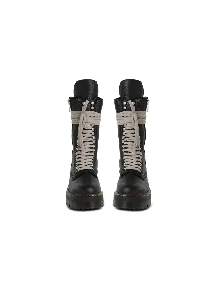 Ботинки Dr.Martens 1918 x Rick Owens высокие кожаные — изображение 3 из 4, черный