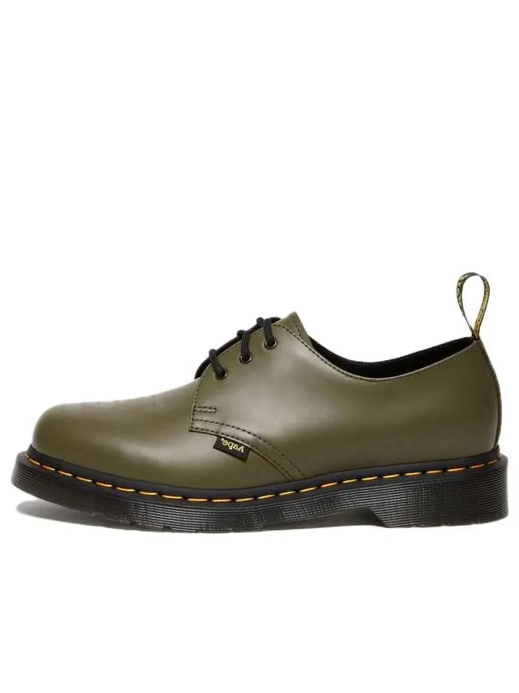 Кроссовки Dr. Martens 1461 AAPE Smooth Leather Oxford — изображение 1 из 6, оливковый зеленый