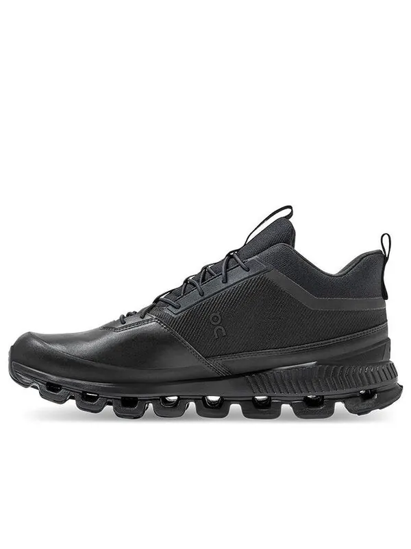 Кроссовки On Running Cloud Hi Waterproof 'Black' — изображение 1 из 4, черный/черный