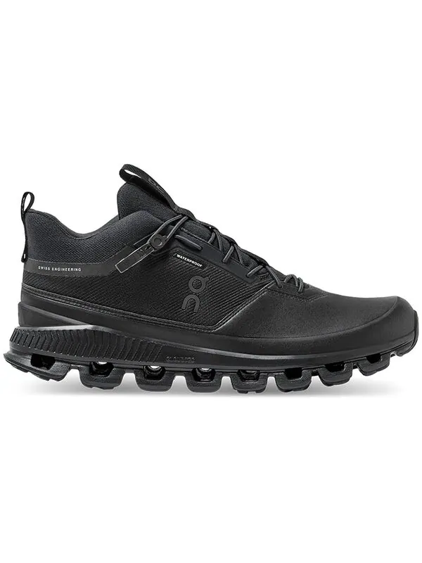 Кроссовки On Running Cloud Hi Waterproof 'Black' — изображение 2 из 4, черный/черный