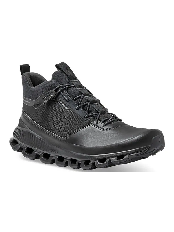 Кроссовки On Running Cloud Hi Waterproof 'Black' — изображение 3 из 4, черный/черный