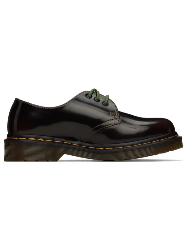 Кроссовки Dr. Martens x The Clash 1461 Cherry Red, кожаные — изображение 2 из 4, красный