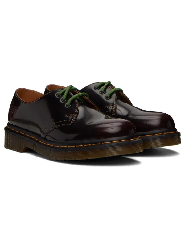 Кроссовки Dr. Martens x The Clash 1461 Cherry Red, кожаные — изображение 3 из 4, красный