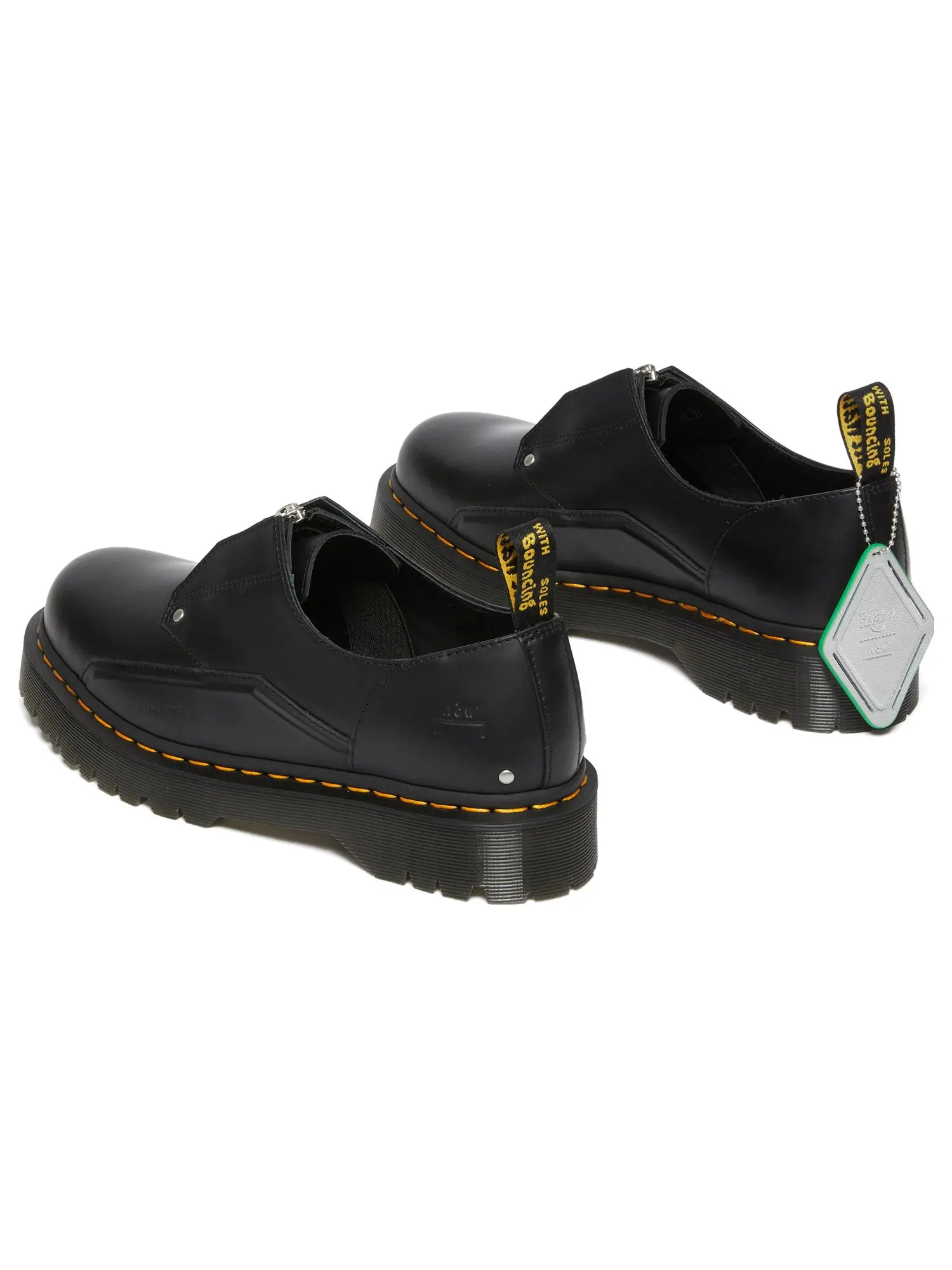 Кроссовки Dr. Martens x A-COLD-WALL* 1461 Bex Leather Shoes, кожаные — изображение 4 из 5, черный