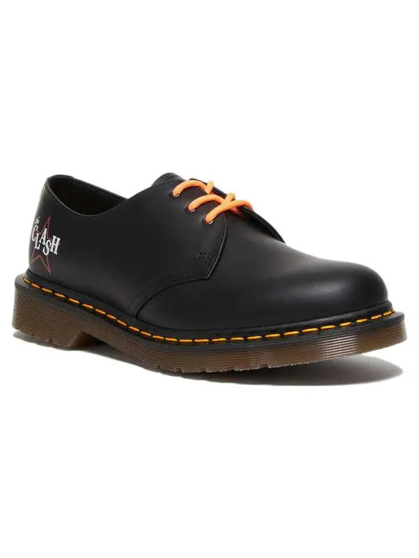 Кроссовки Dr. Martens 1461 The Clash Made in England Oxford — изображение 2 из 4, черный