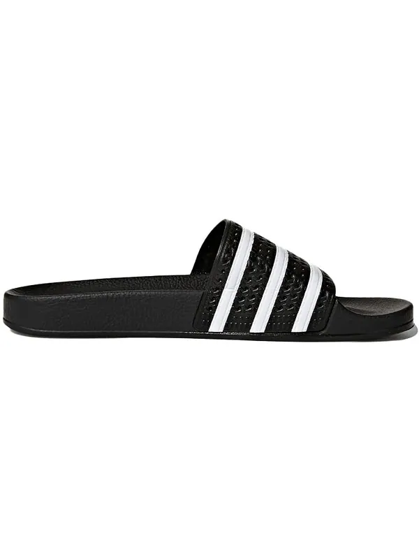 Тапочки adilette slides 'black' Adidas — изображение 2 из 4, черный/белый