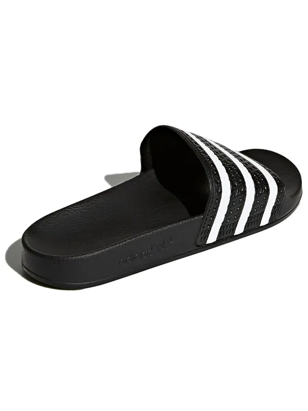 Тапочки adilette slides 'black' Adidas — изображение 4 из 4, черный/белый