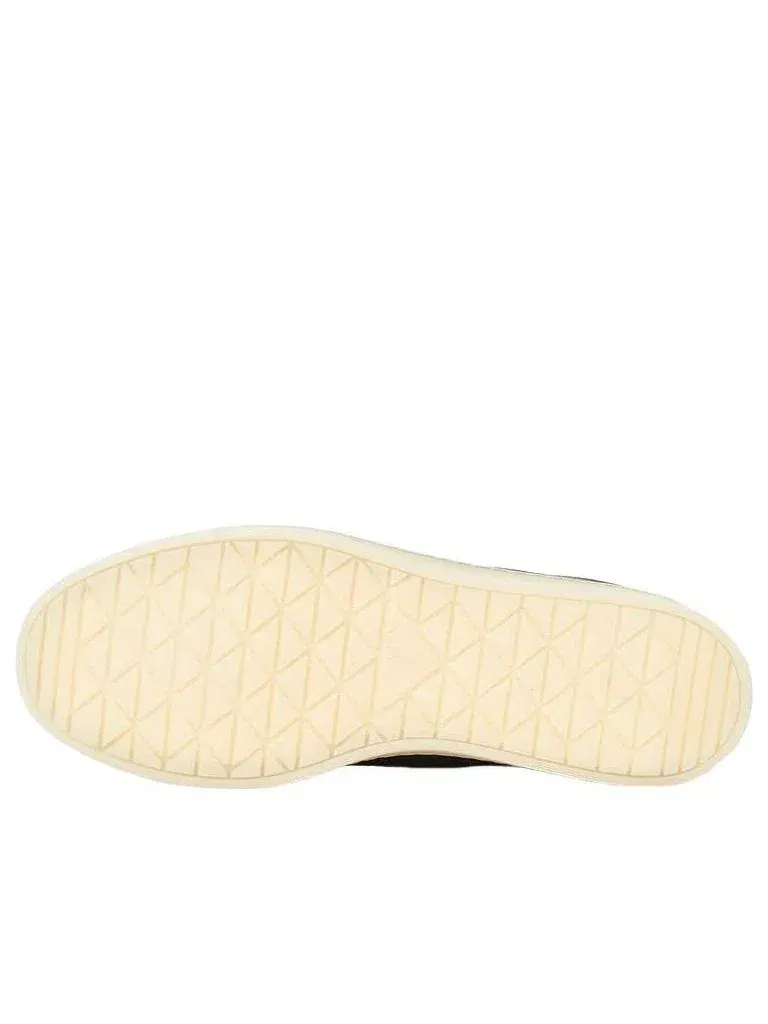Мужские кроссовки из оленьей кожи с моделью FW25 Deerskin Leather Sneaker PRADA — изображение 6 из 6, черный