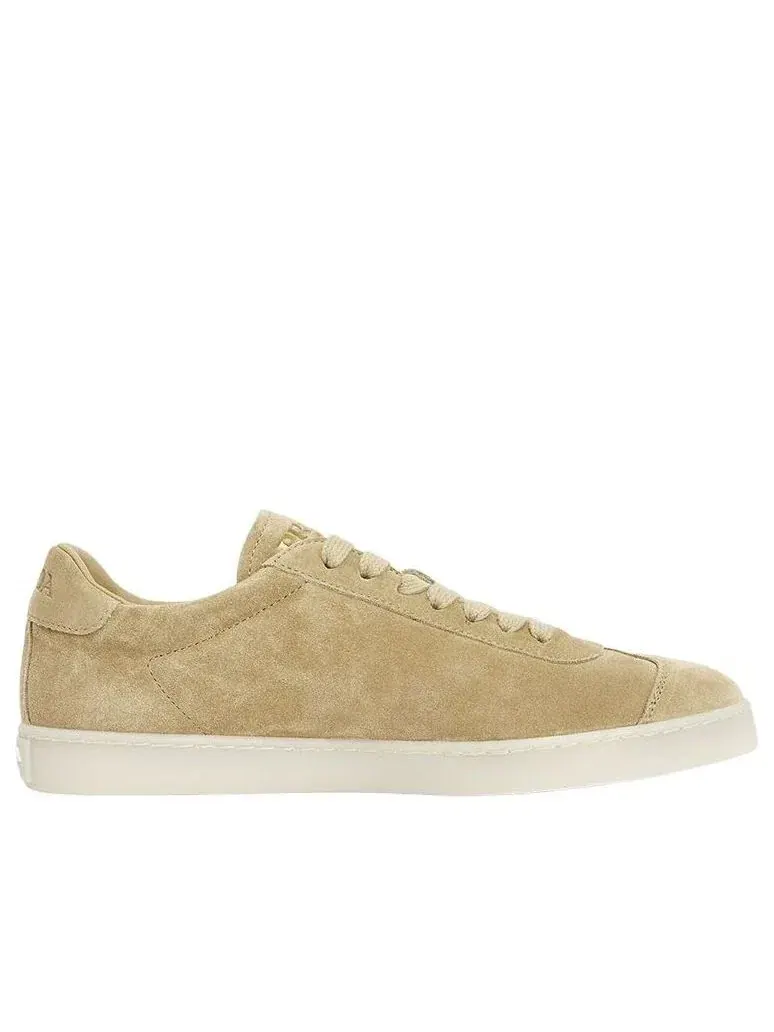 Кроссовки PRADA FW25 Lane Suede 'Sand' 2EE394-E1D-F0379 — изображение 2 из 6, бежевый