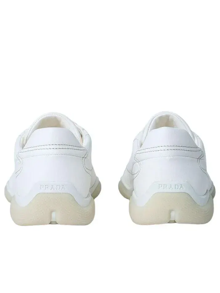 Кроссовки PRADA FW25 Prax 01 "Слоновая кость" 2EE429-038-F0304 — изображение 4 из 6, белый