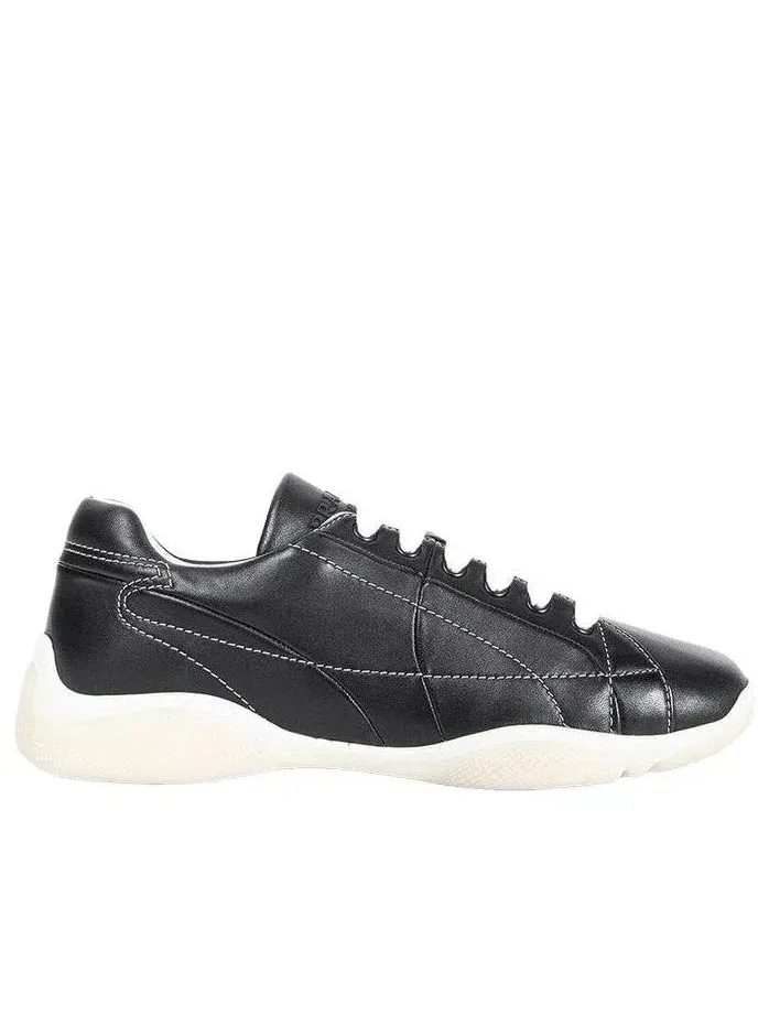 Кроссовки PRADA FS25 из кожи наппа — изображение 2 из 7, черный