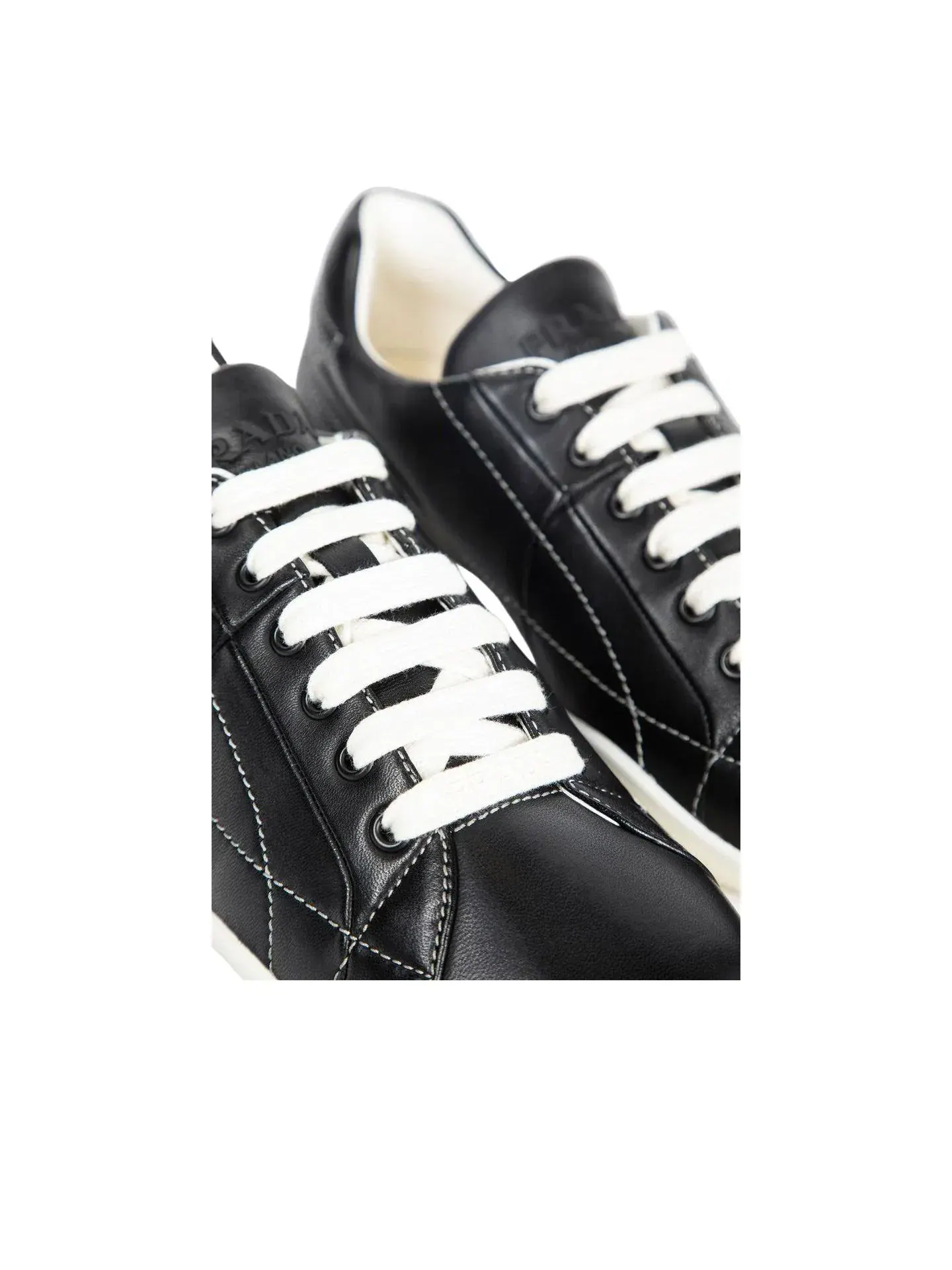 Кроссовки PRADA FS25 из кожи наппа — изображение 6 из 7, черный