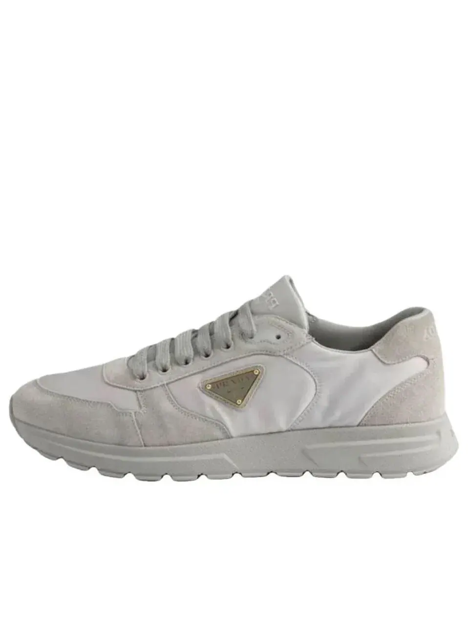Кроссовки PRADA SS26 Prax 2.0 Re из нейлона и замши