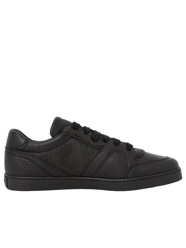 Кожаные кроссовки PRADA FS25 — изображение 2 из 6, черный