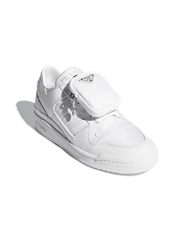 Кроссовки оригиналы форум low re нейлон x prada Adidas — изображение 3 из 4, белый