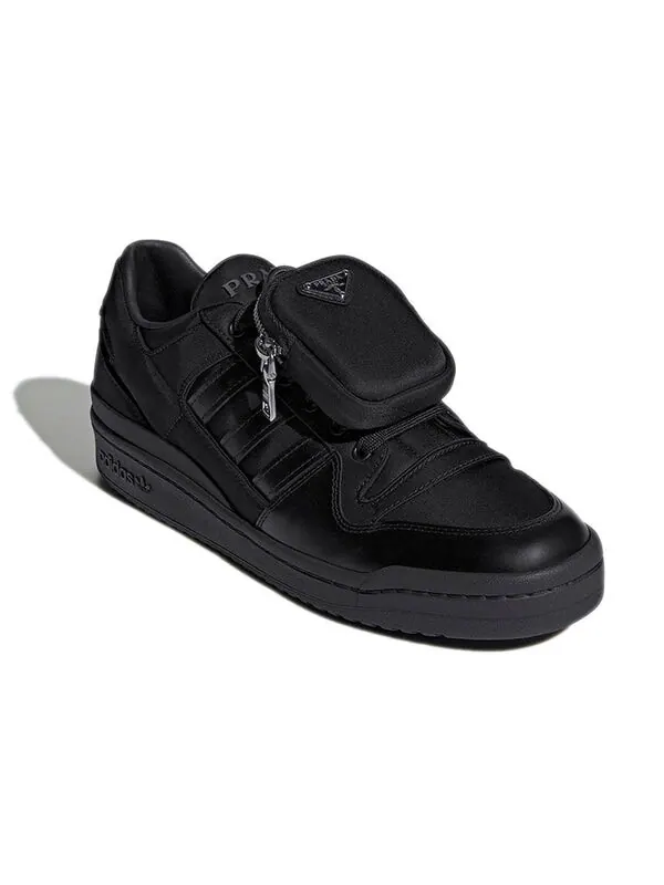 Кроссовки prada x originals унисекс forum low re нейлоновые кроссовки Adidas — изображение 3 из 4, черный