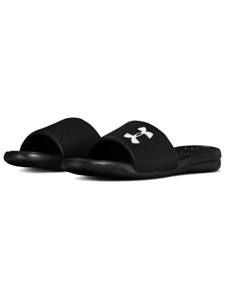 Шлепанцы Under Armour Playmaker Fixed Strap Slippers Black — изображение 3 из 5, черный