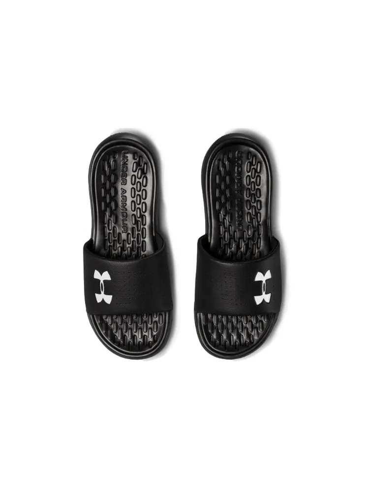 Шлепанцы Under Armour Playmaker Fixed Strap Slippers Black — изображение 4 из 5, черный