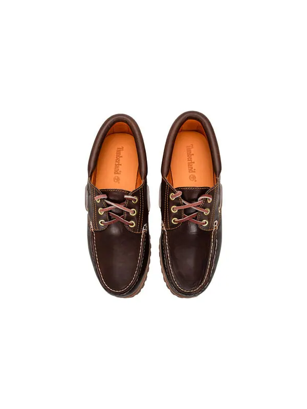 Кроссовки 3-eye lug handsewn boat shoe 'brown' Timberland — изображение 3 из 4, коричневый